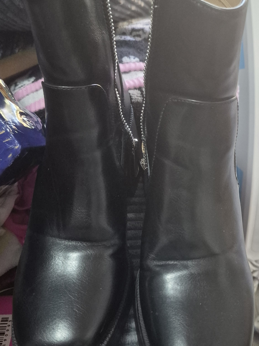 Princess Polly Black Leather Heeled Ankle Boots